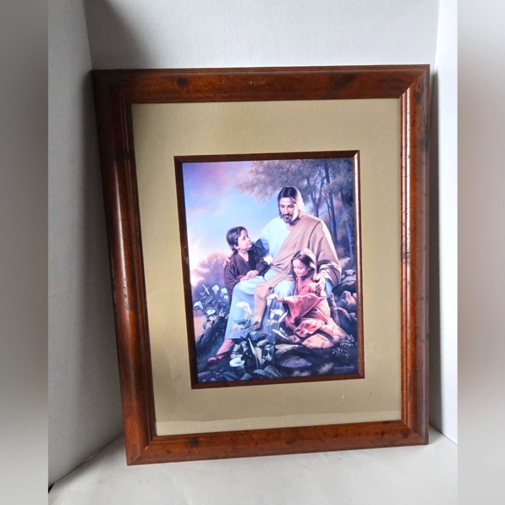 CONSIDER THE LILIES BY SIMON DEWEY - frame
